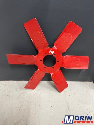 Pièces Agricole et Motoculture - Pièces Tracteur - Pale de ventilateur IH - 450mm - 6 pales - Acier (3055302R91, 3055302R92)