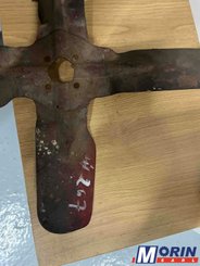 Pièces Agricole et Motoculture - Pièces Tracteur - PALES DE VENTILATEUR IH - Ø 400 MM - 4 PALES (706749R91, 706749R92)