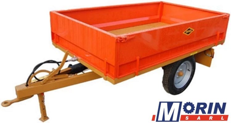 Transports - Remorque bagagère et pros - Remorque basculante hydraulique arrière