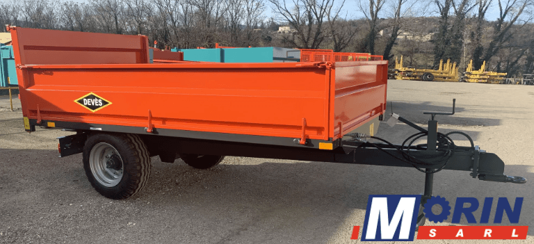 Transports - Remorque bagagère et pros - Remorque basculante hydraulique arrière Deves GV40BR