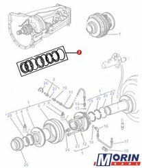 Pièces Agricole et Motoculture - Pièces Tracteur - KIT DE RÉPARATION BUTEE HYDRAULIQUE MF SERIE 3000 (3600207M94)