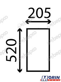 Pièces Agricole et Motoculture - Vitres - VITRE DE LABOUR - MF 168-188 - 2840330