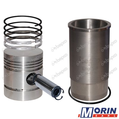Pièces Agricole et Motoculture - Pièces Tracteur - ENSEMBLE CHEMISE/PISTON - Moteur IH BD144
