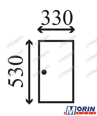 Pièces Agricole et Motoculture - Vitres - VITRE LATERALE COULISSANTE - CABINE TIM - MF513