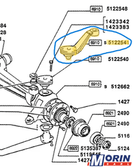 Pièces Agricole et Motoculture - Pièces Tracteur - Biellette de direction FIAT (5122541)