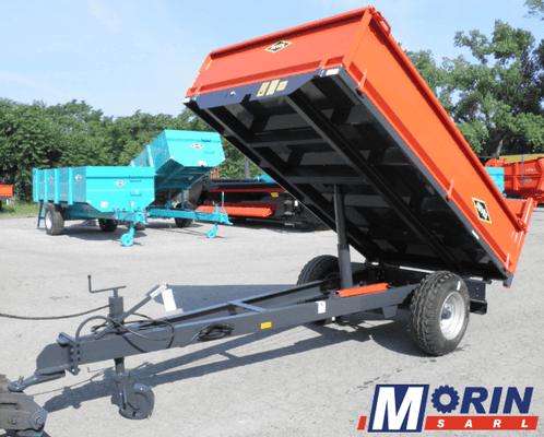 Transports - Remorque bagagère et pros - Remorque basculante hydraulique arrière Deves GV40BR