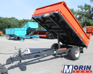 Transports - Remorque bagagère et pros - Remorque basculante hydraulique arrière Deves GV40BR