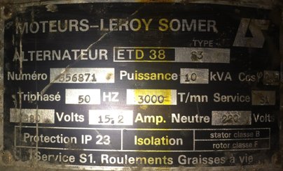 Groupe électrogène SMDI SM10 - 6